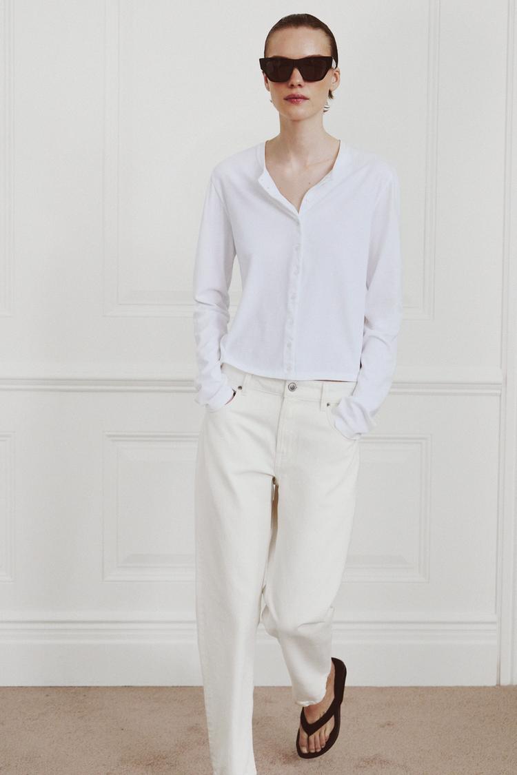 T-SHIRT 100% COTON BOUTONS