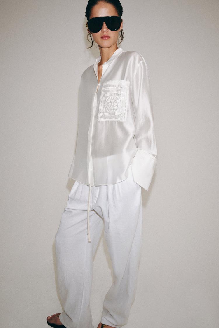 PANTALON AVEC LIN ZW COLLECTION