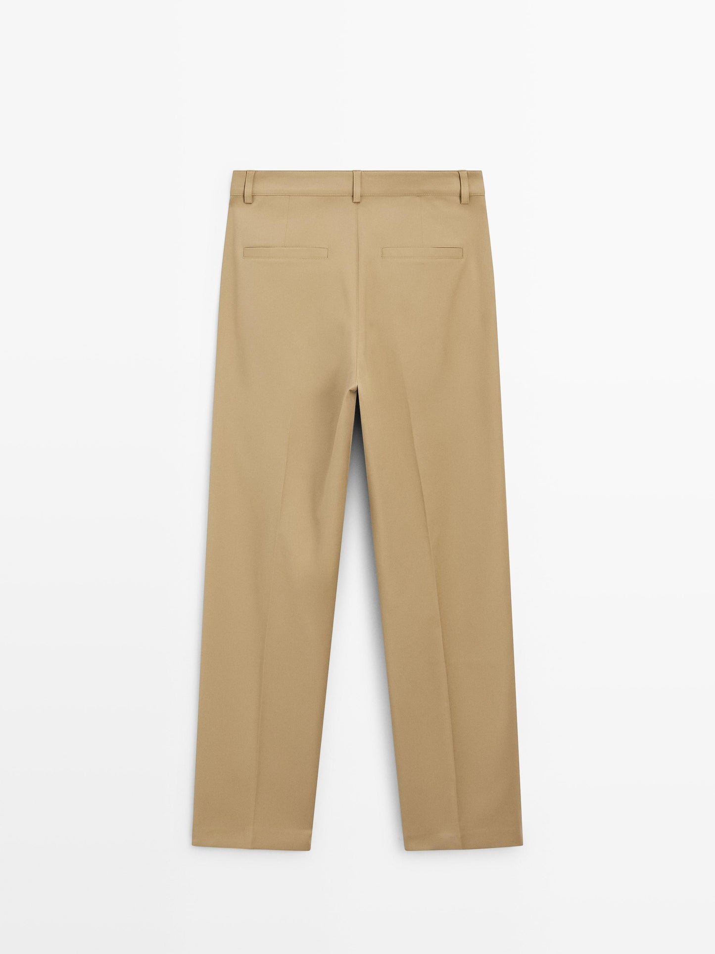 Pantalon droit plissé
