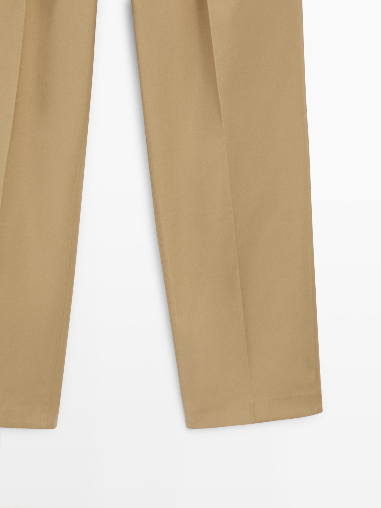 Pantalon droit plissé