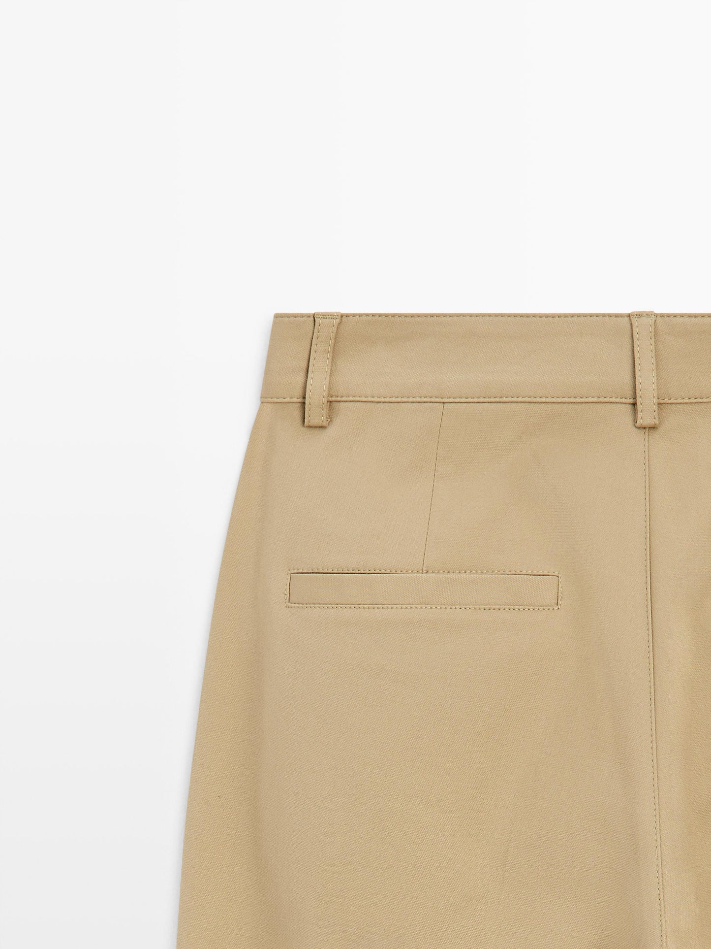 Pantalon droit plissé