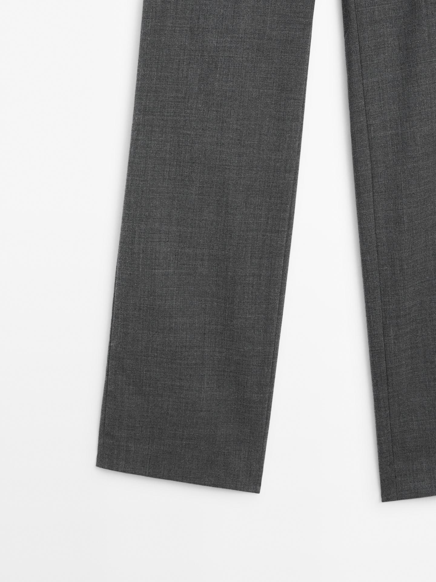 PANTALON STRAIGHT TAILLE LARGE