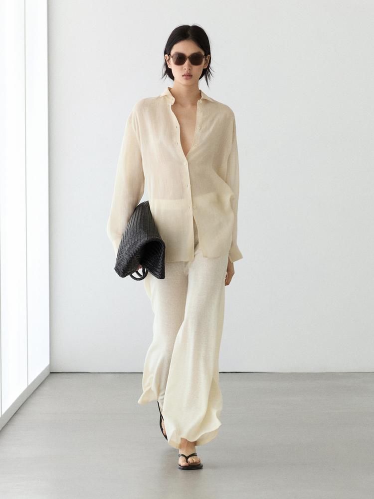 SANDALE PLATE CUIR