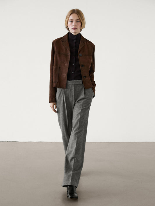 PANTALON DE TAILLEUR À DOUBLE PINCES