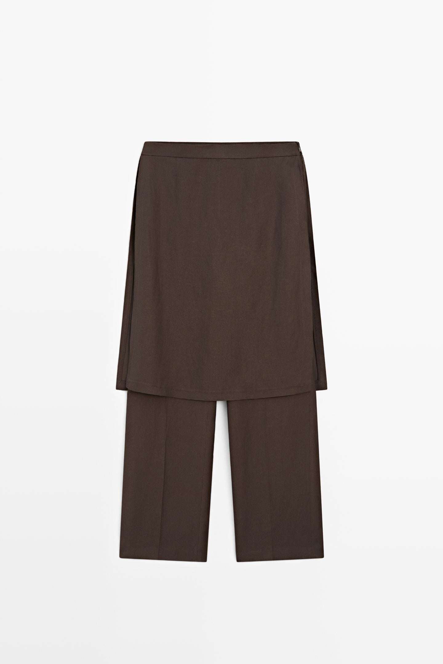 PANTALON FLUIDE COUPE JUPE