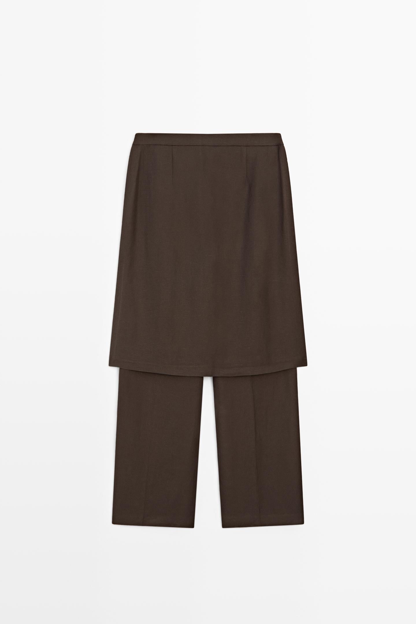 PANTALON FLUIDE COUPE JUPE