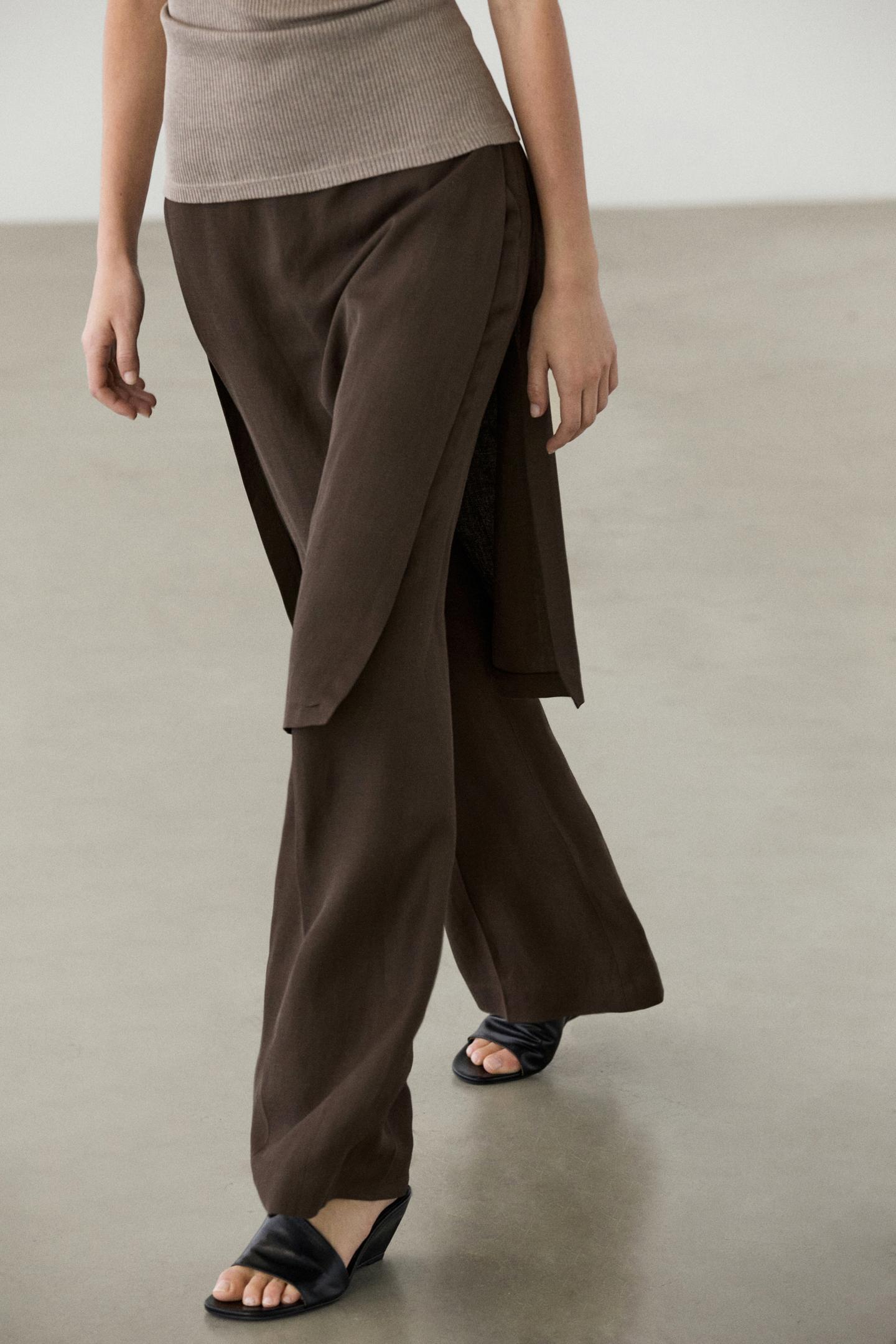 PANTALON FLUIDE COUPE JUPE