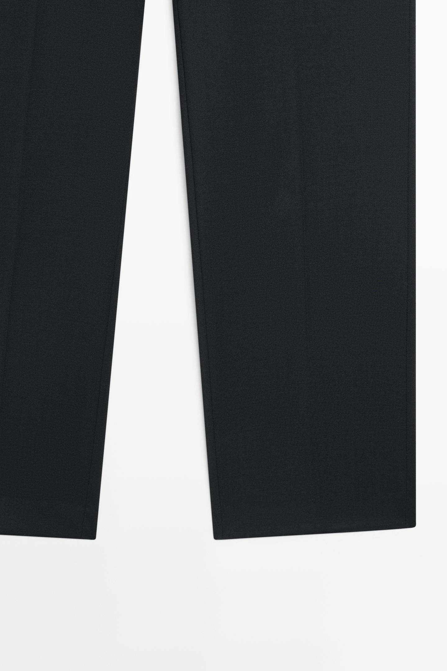 PANTALON DROIT 100 % LAINE FROIDE
