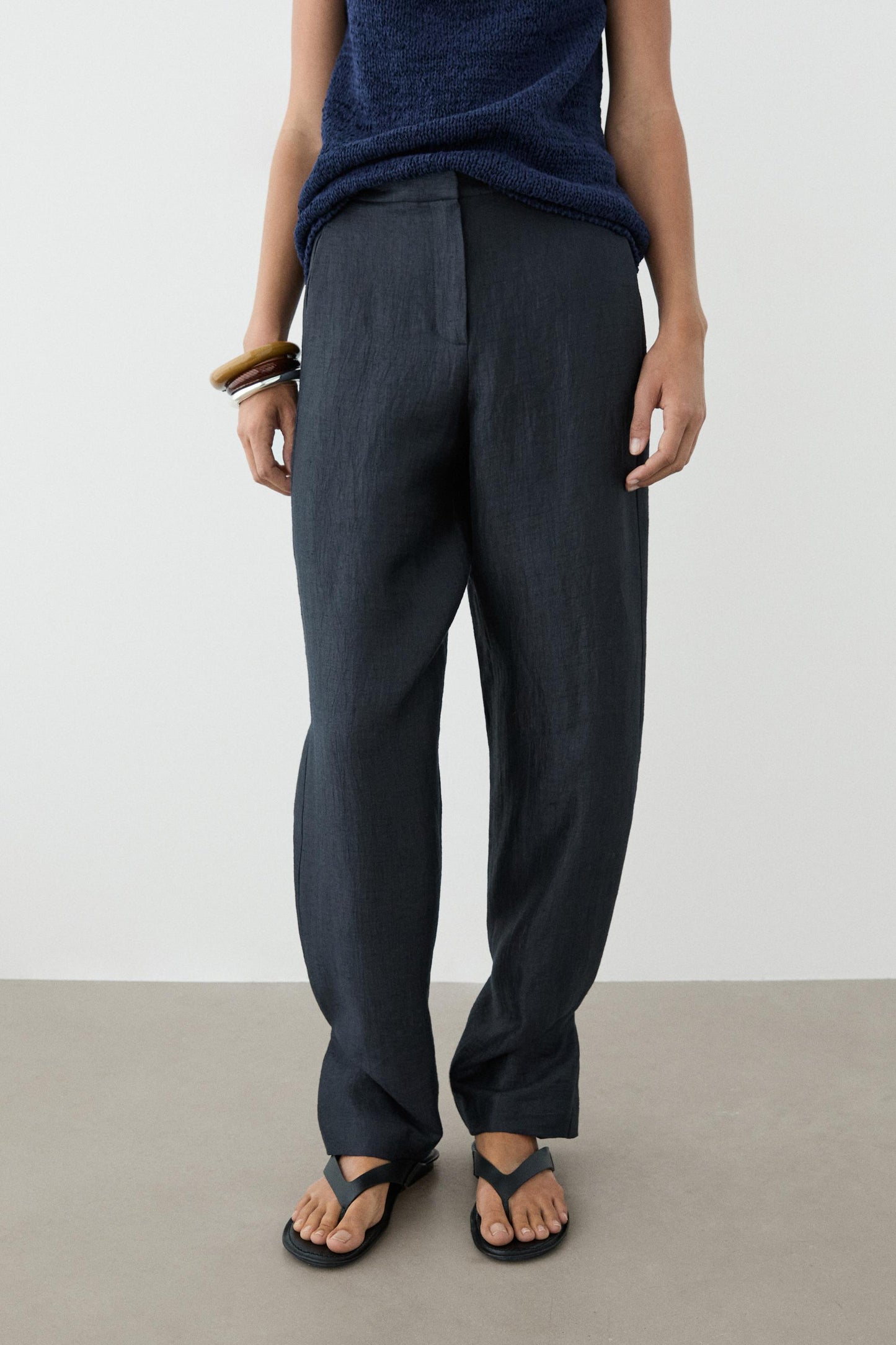 PANTALON AVEC BAS FRONCÉ