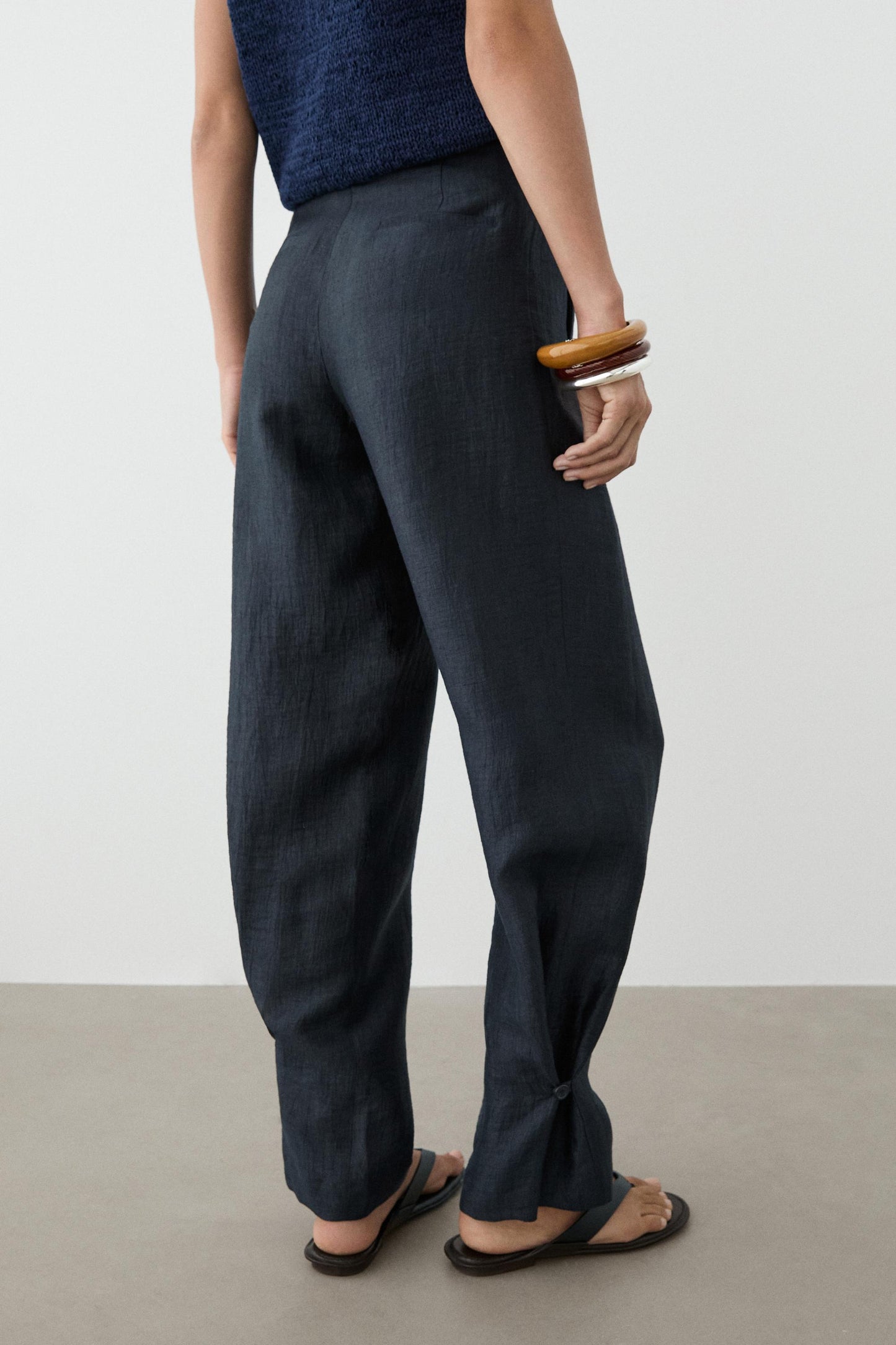 PANTALON AVEC BAS FRONCÉ