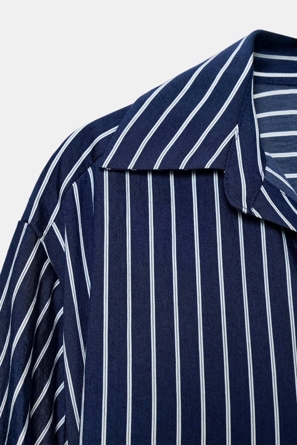 CHEMISE À RAYURES MANCHES BOUFFANTES