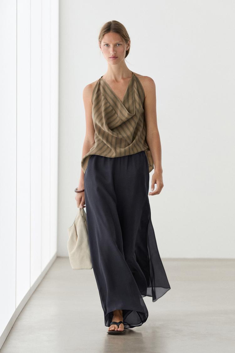 SANDALE PLATE CUIR