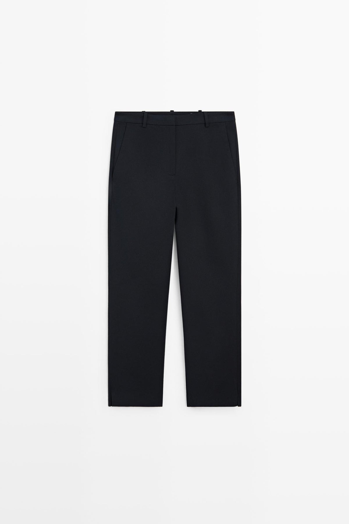 PANTALON STRAIGHT STRETCH EN DAIM