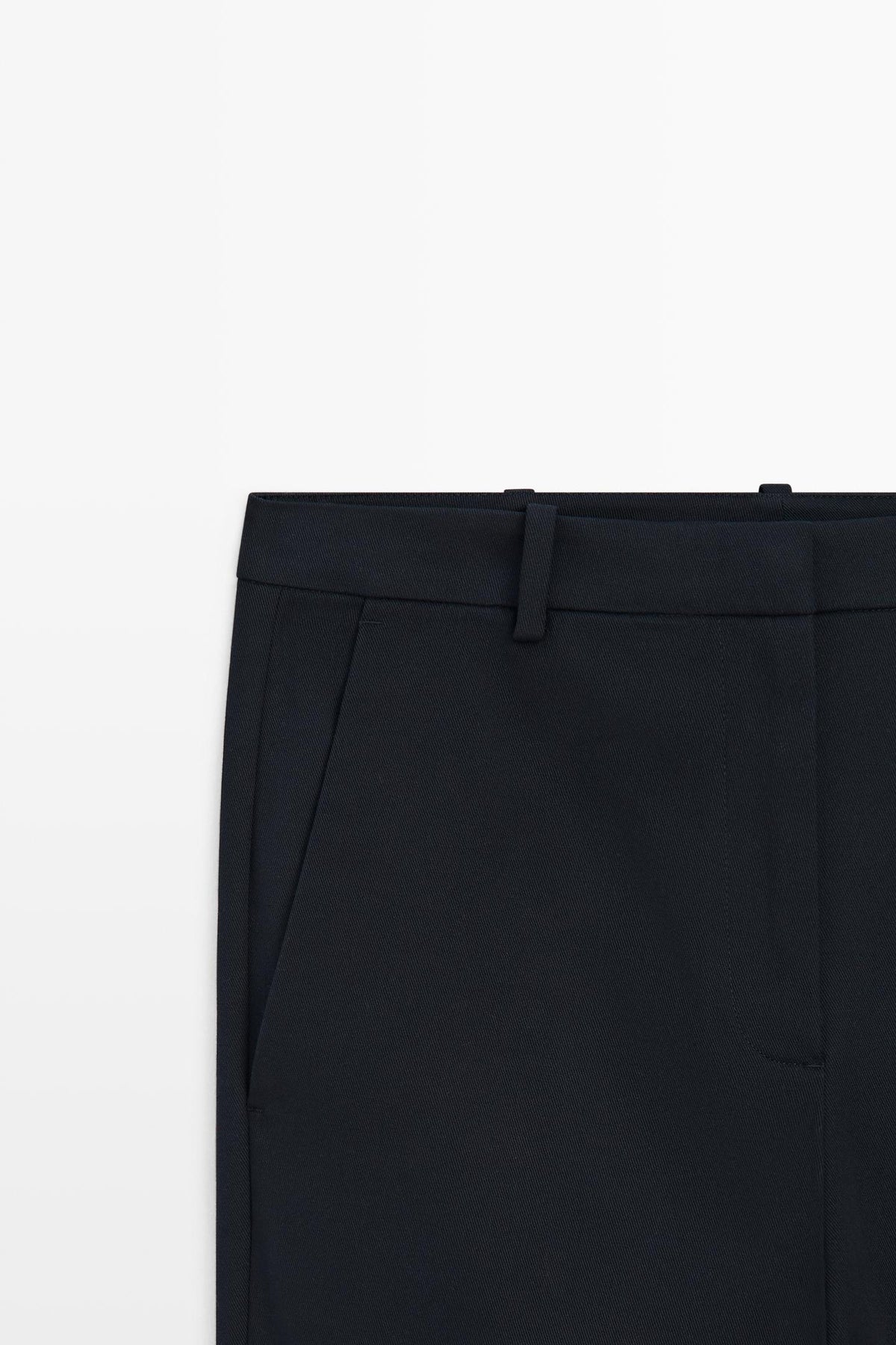 PANTALON STRAIGHT STRETCH EN DAIM