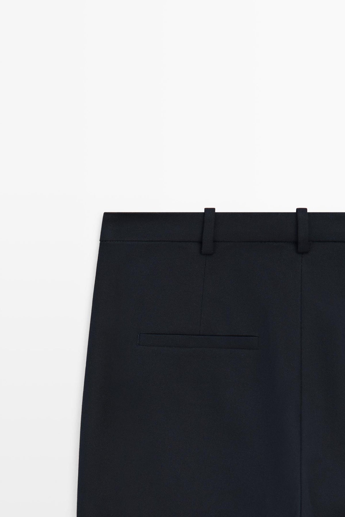 PANTALON STRAIGHT STRETCH EN DAIM