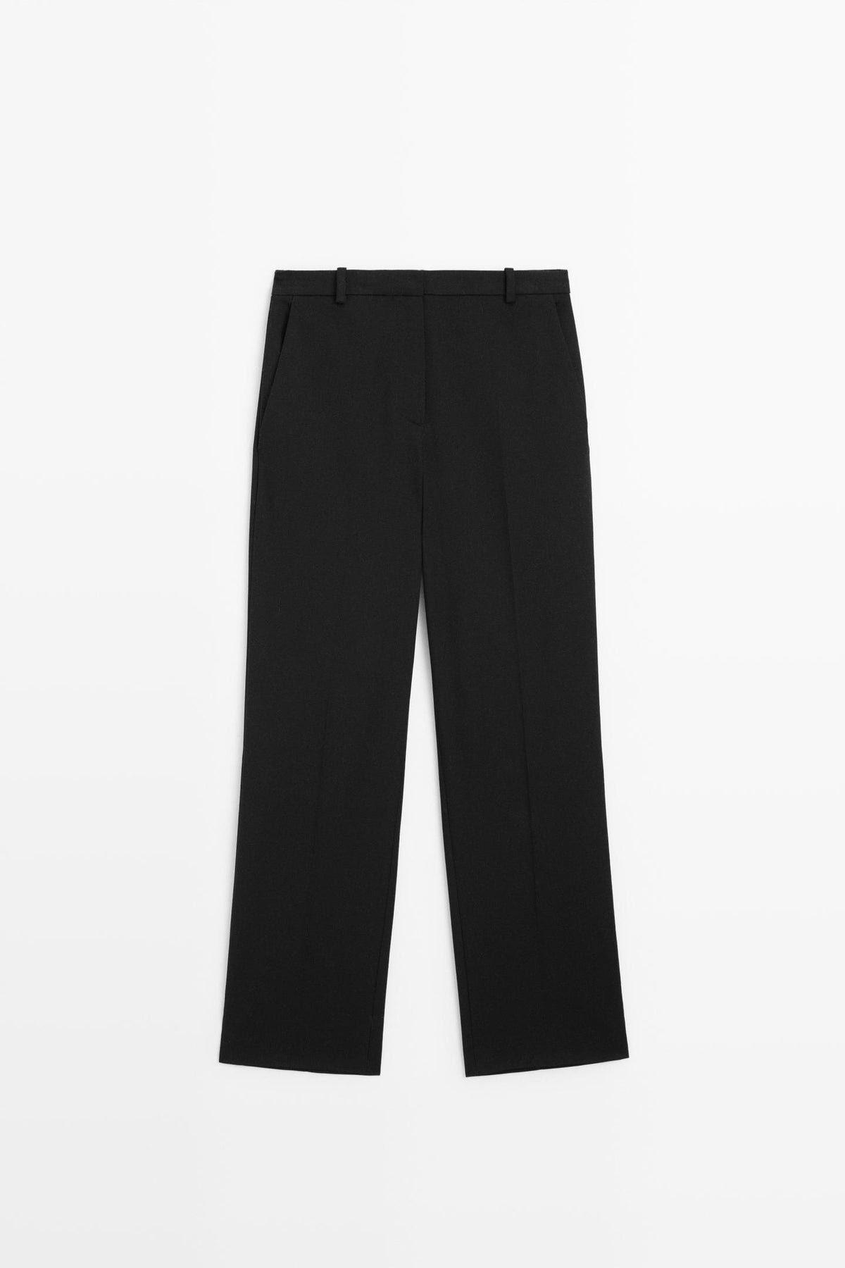 PANTALON STRAIGHT STRETCH EN DAIM