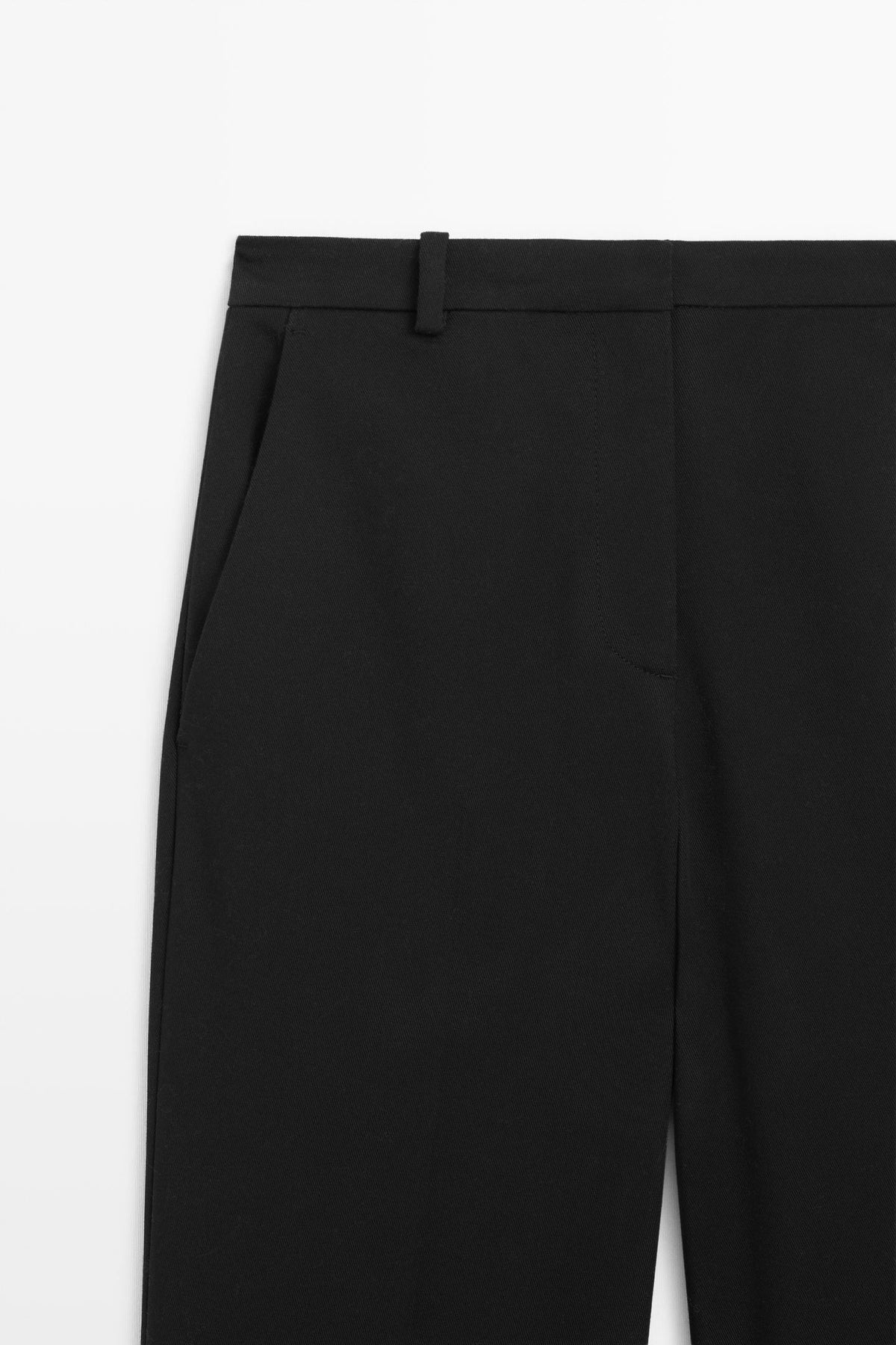 PANTALON STRAIGHT STRETCH EN DAIM