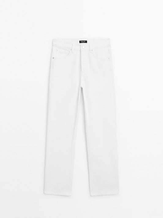 MASSIMO DUTTI JEAN STRAIGHT MID-RISE