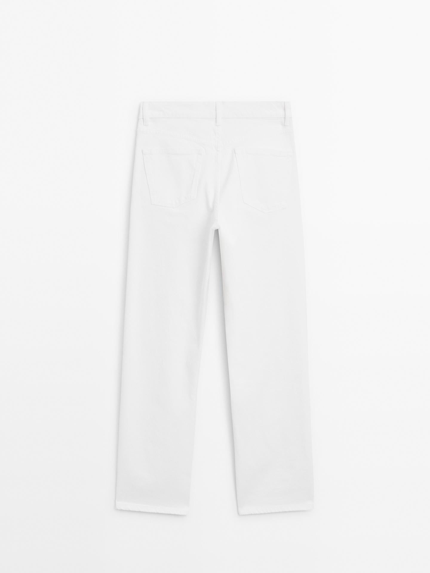 MASSIMO DUTTI JEAN STRAIGHT MID-RISE