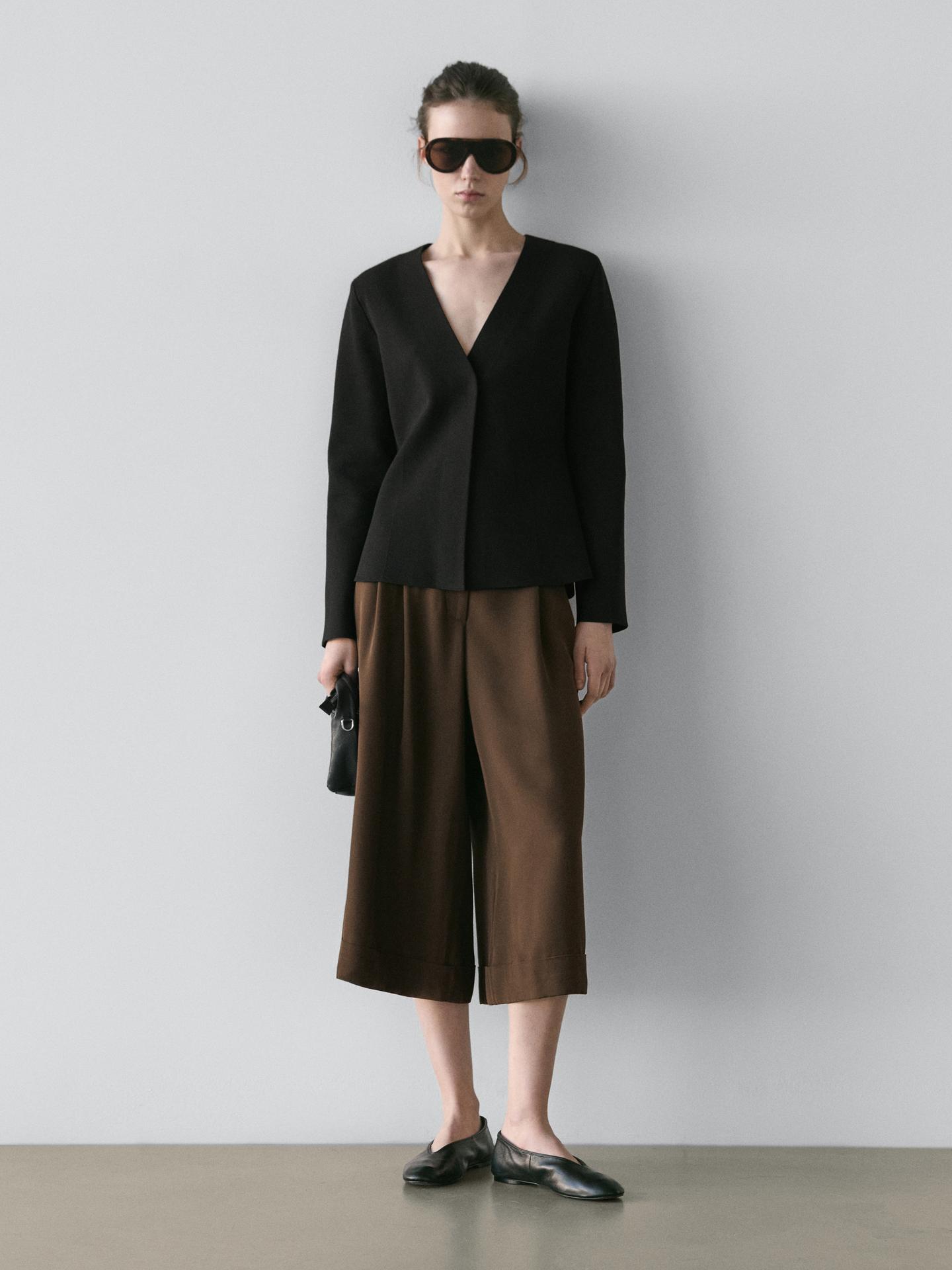 BERMUDA LONG AVEC OURLET