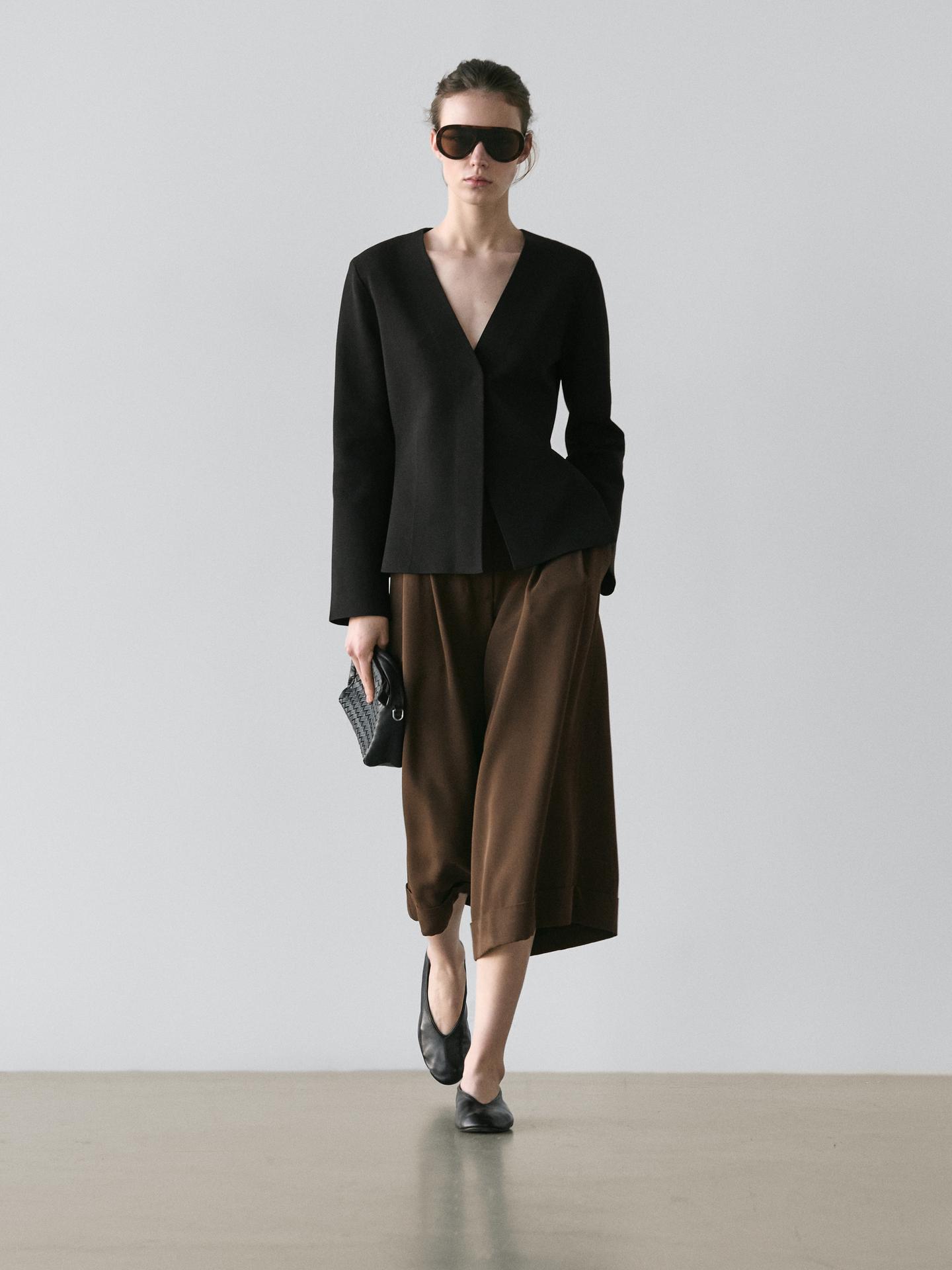 BERMUDA LONG AVEC OURLET