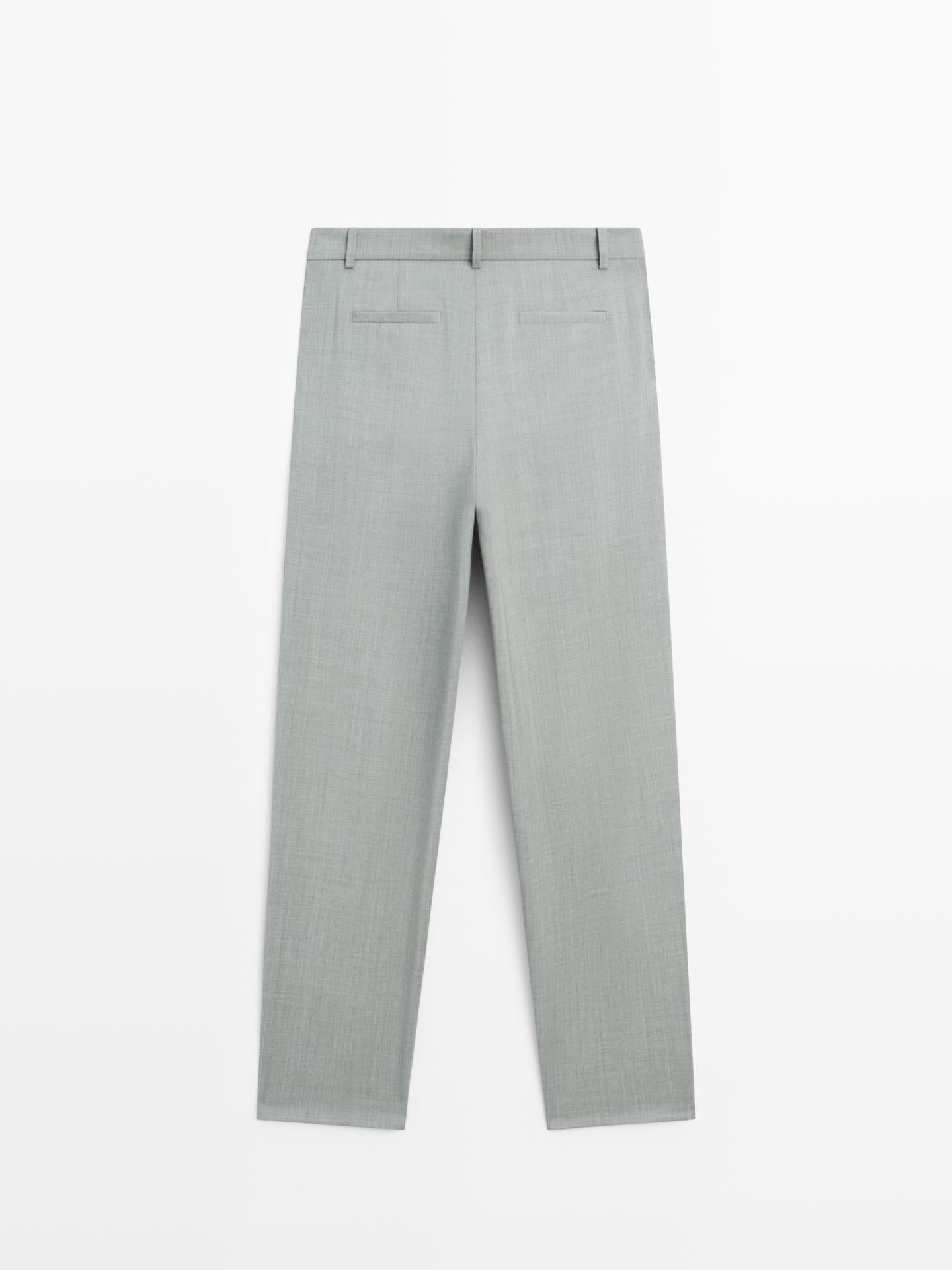 PANTALON FLUIDE À PINCES