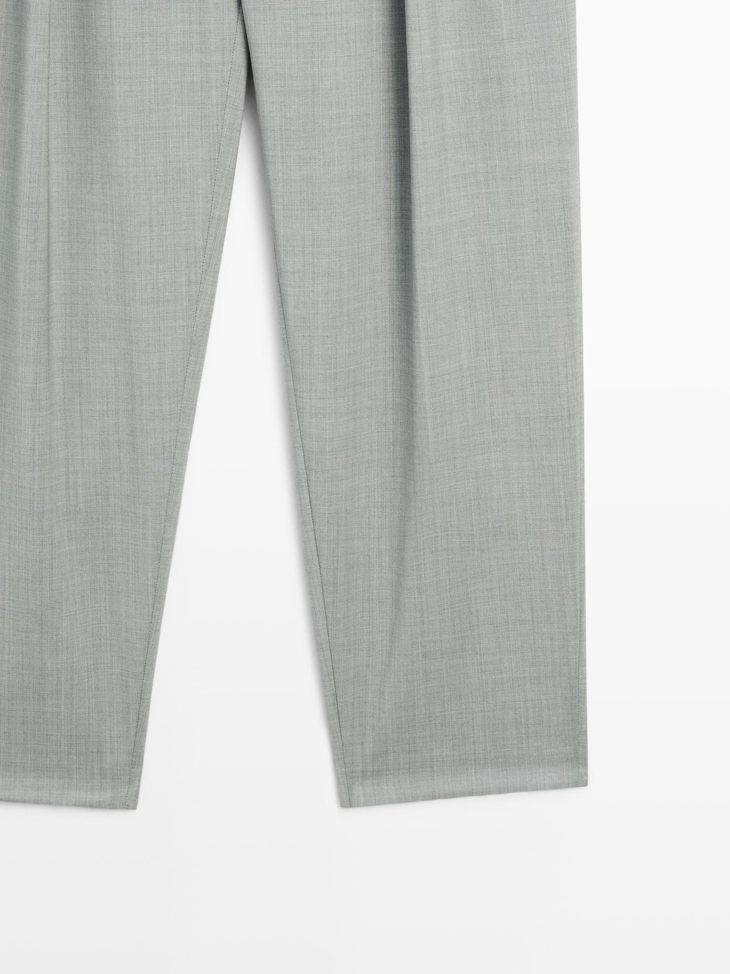 PANTALON FLUIDE À PINCES