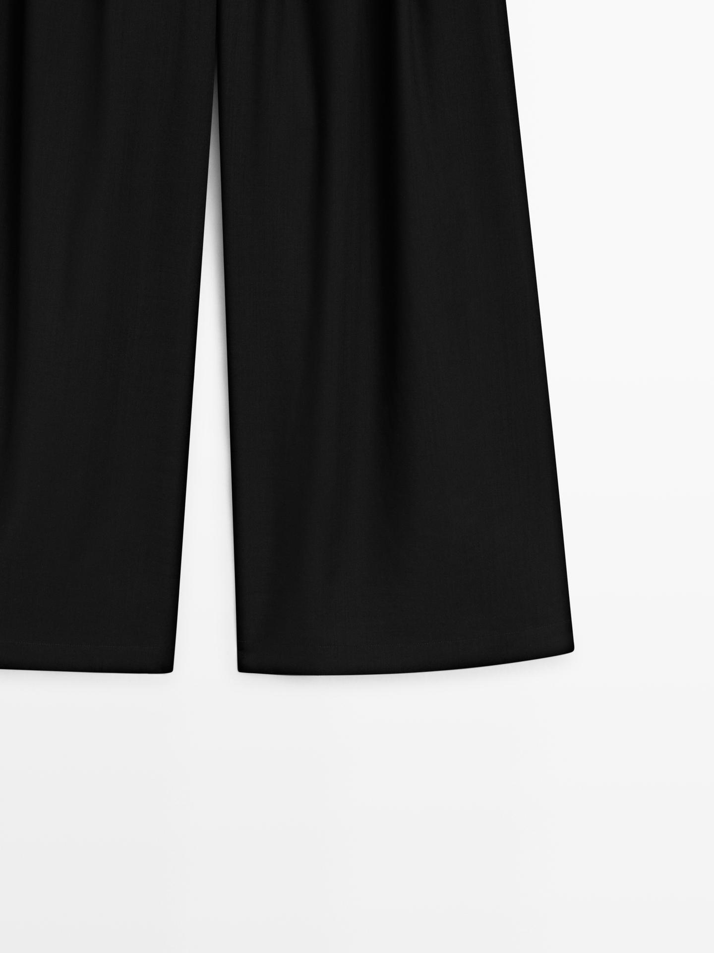 PANTALON FLUIDE À PINCES