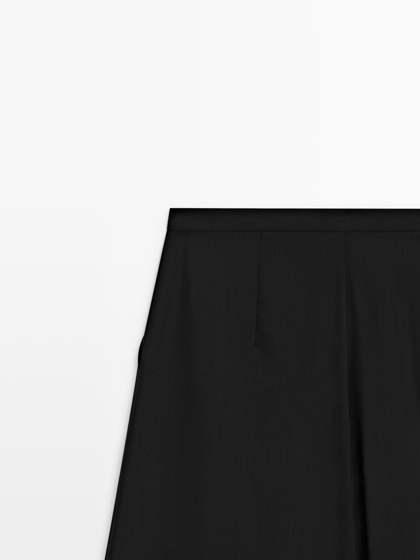 PANTALON FLUIDE À PINCES