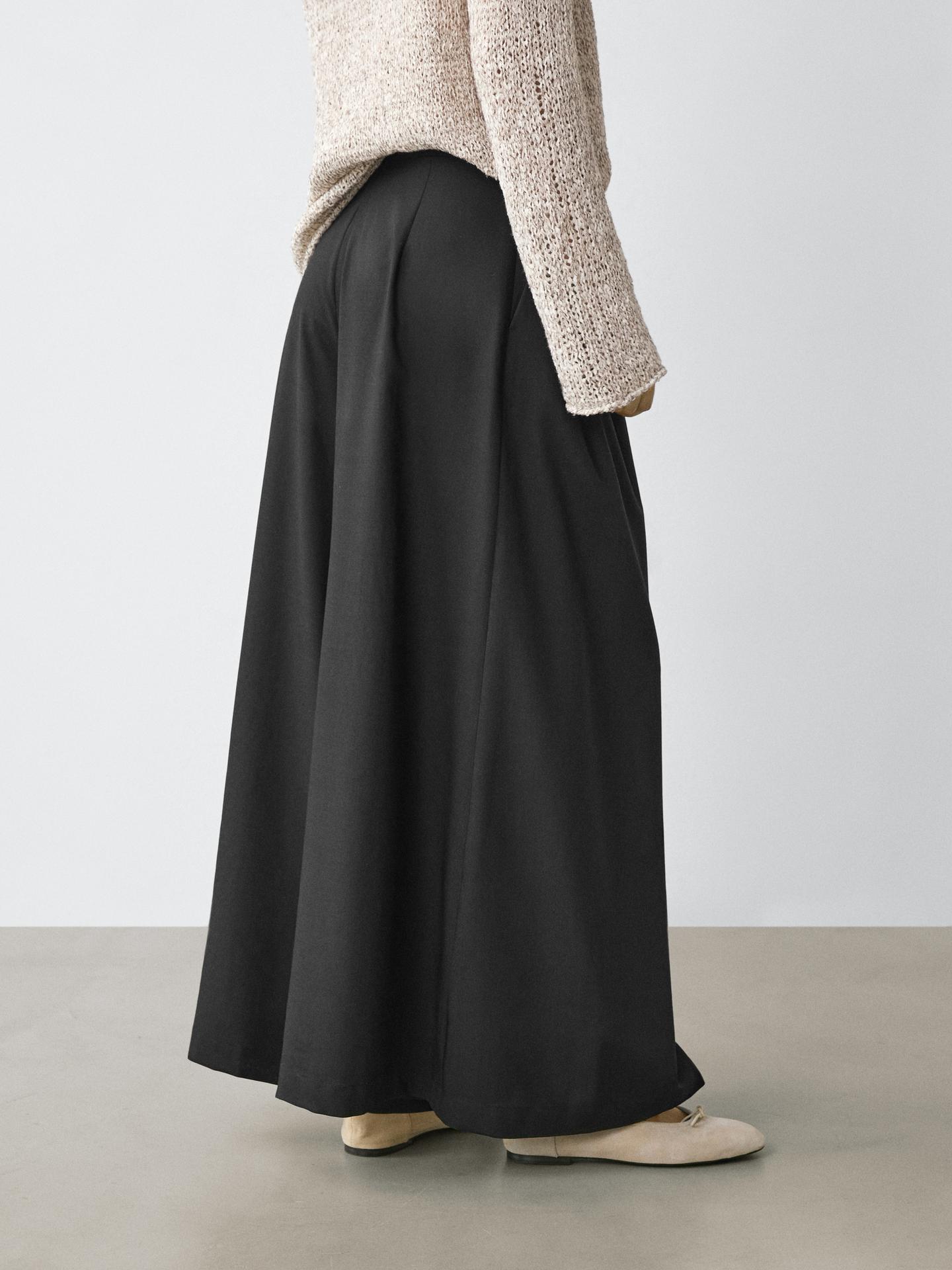 PANTALON FLUIDE À PINCES