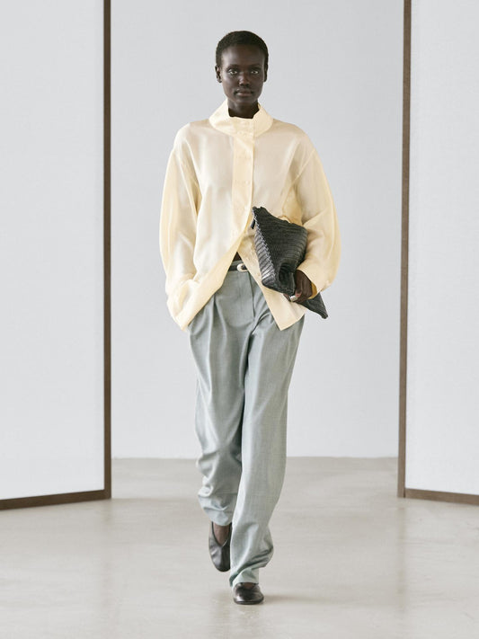 PANTALON FLUIDE À PINCES