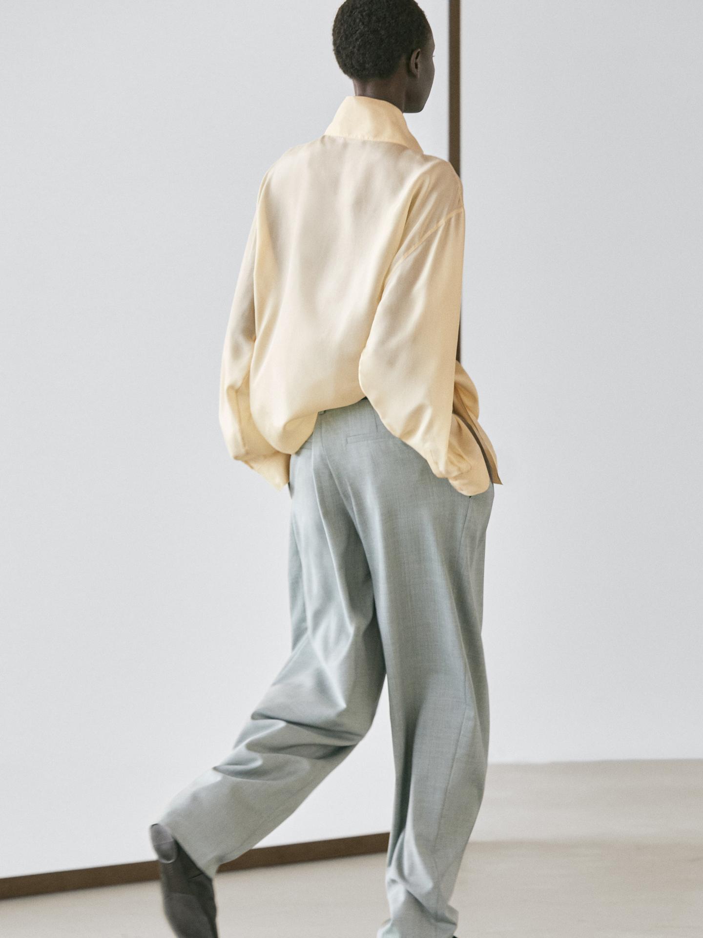 PANTALON FLUIDE À PINCES