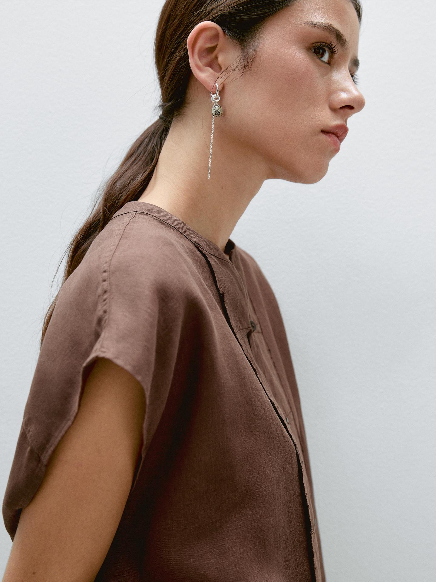 WAISTCOAT WITH BUTTONED CHEST DETAIL