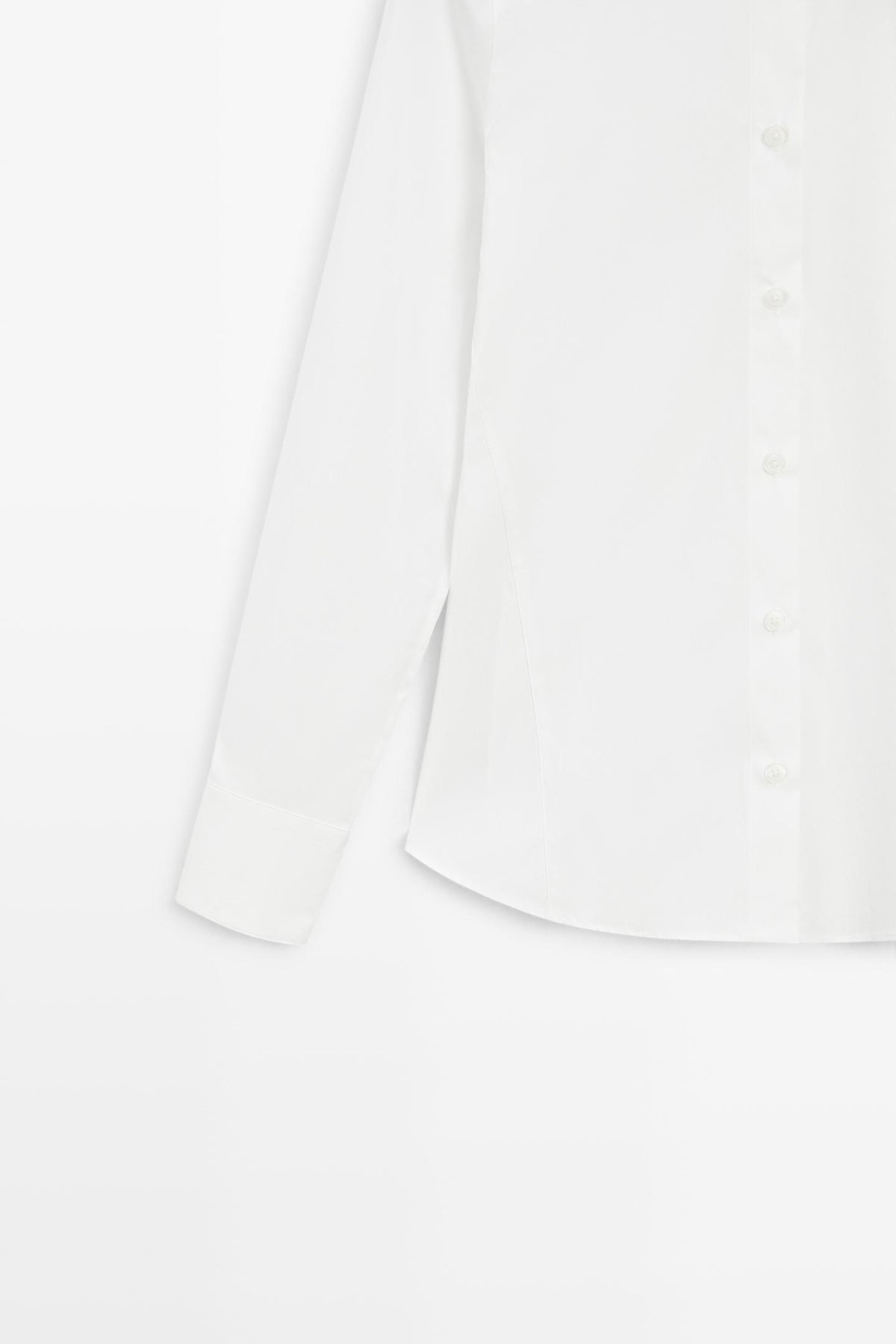 CHEMISE EN POPELINE DE COTON MÉLANGÉ
