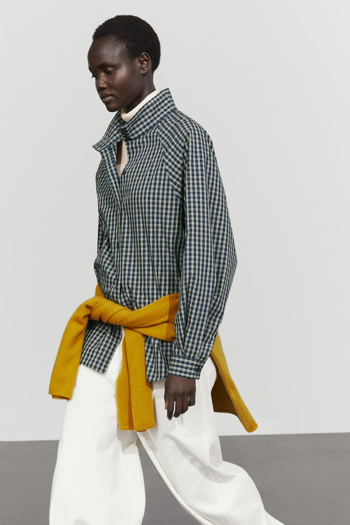 CHEMISE À CARREAUX 100 % COTON