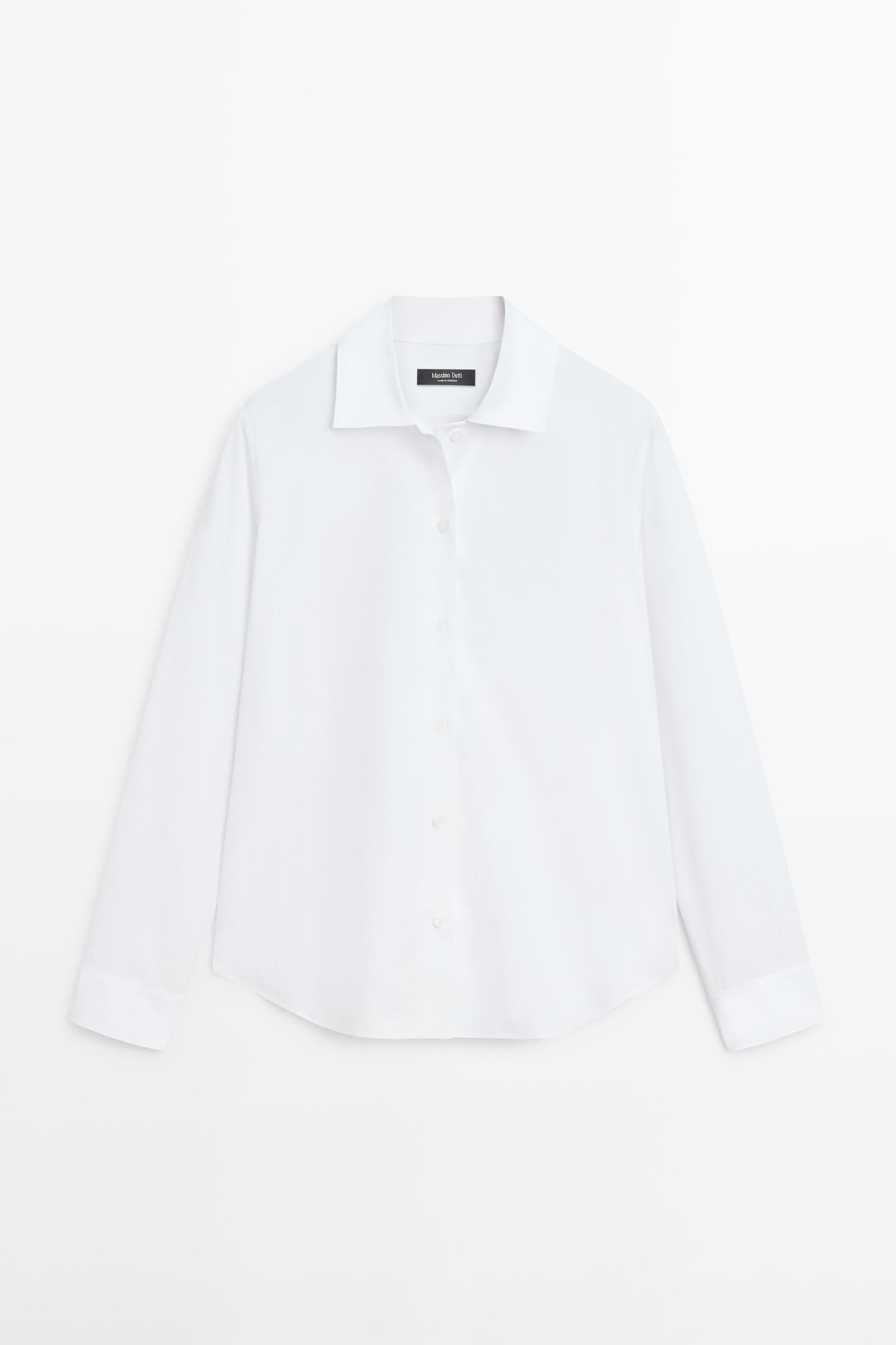 CHEMISE EN POPELINE 100 % COTON