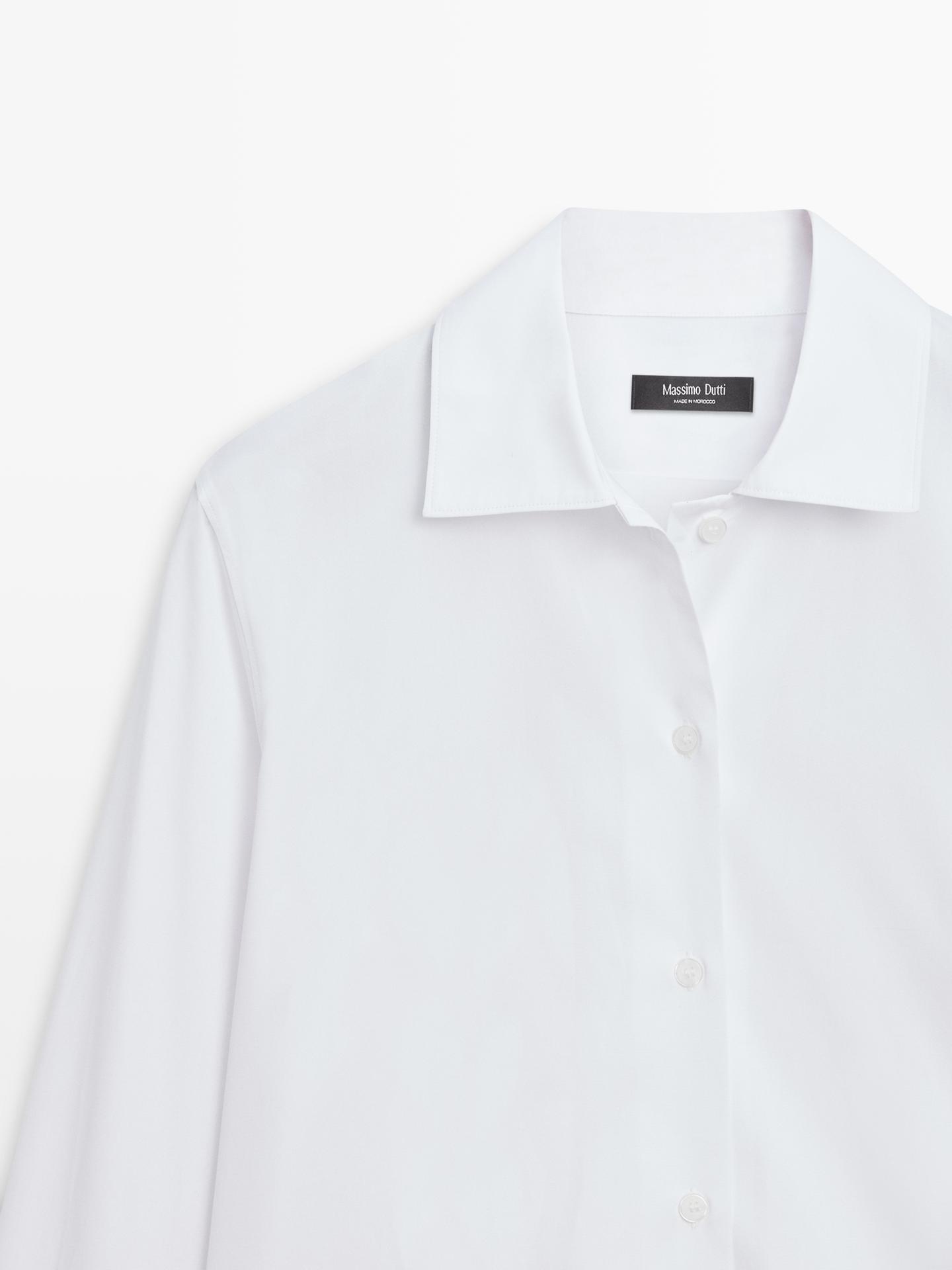CHEMISE EN POPELINE 100 % COTON