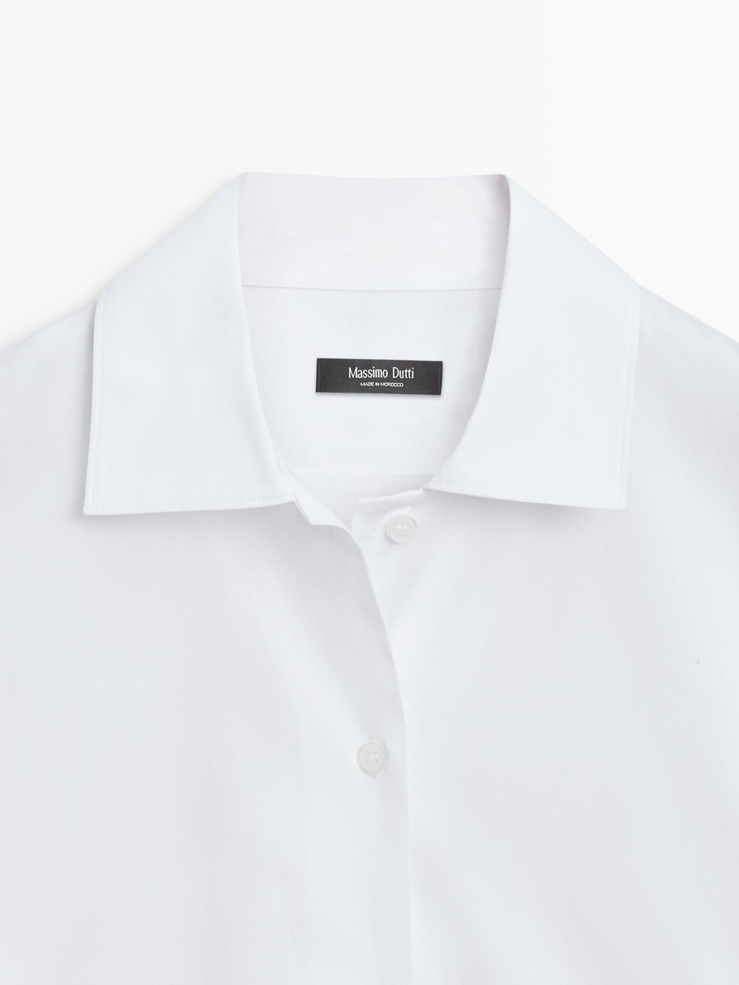 CHEMISE EN POPELINE 100 % COTON