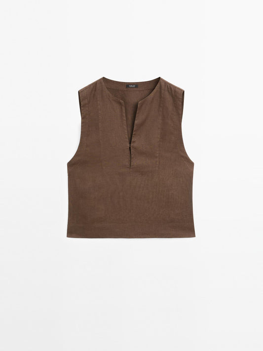 BLOUSE 100 % LIN