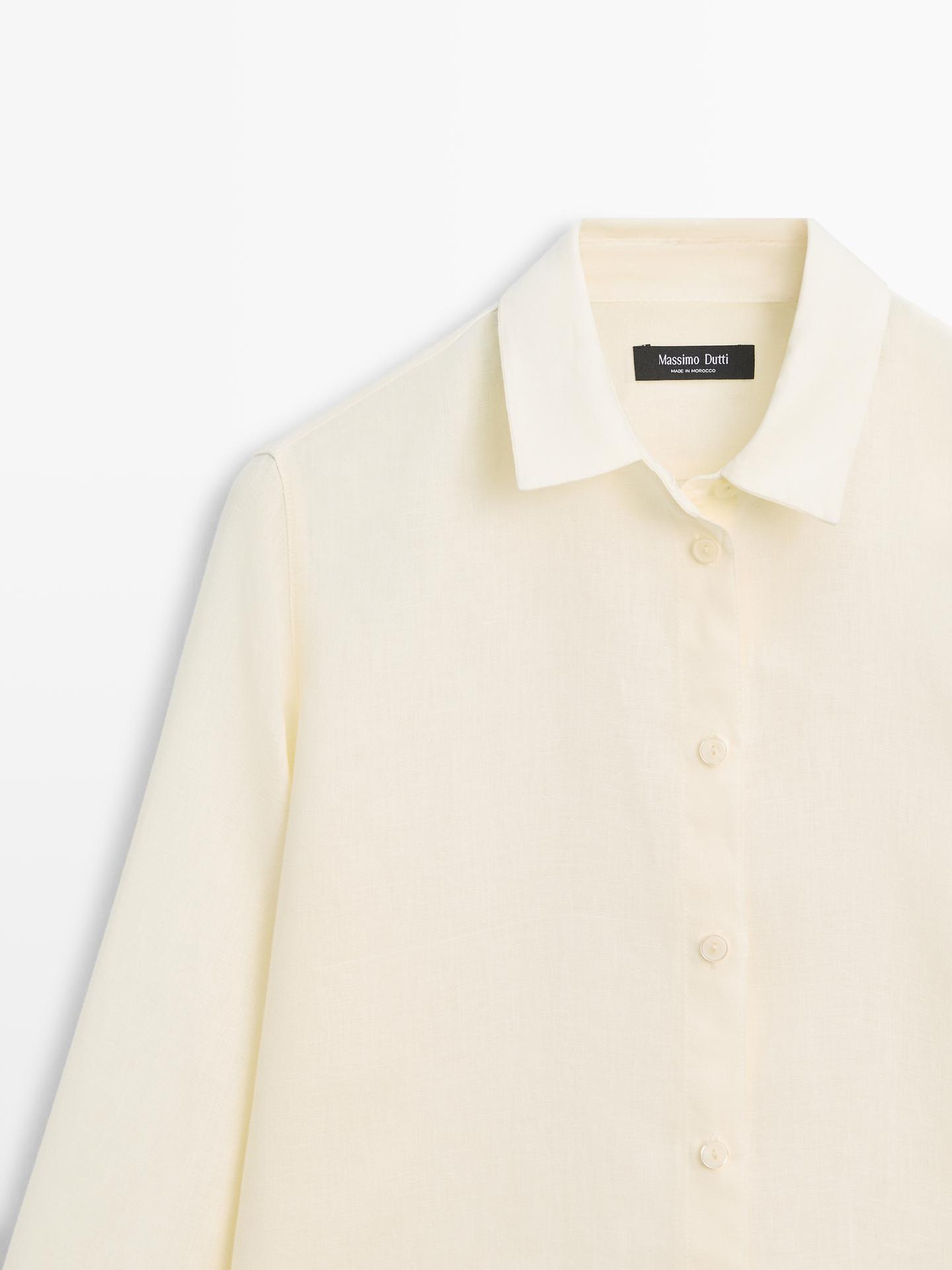 CHEMISE FLUIDE 100 % LIN