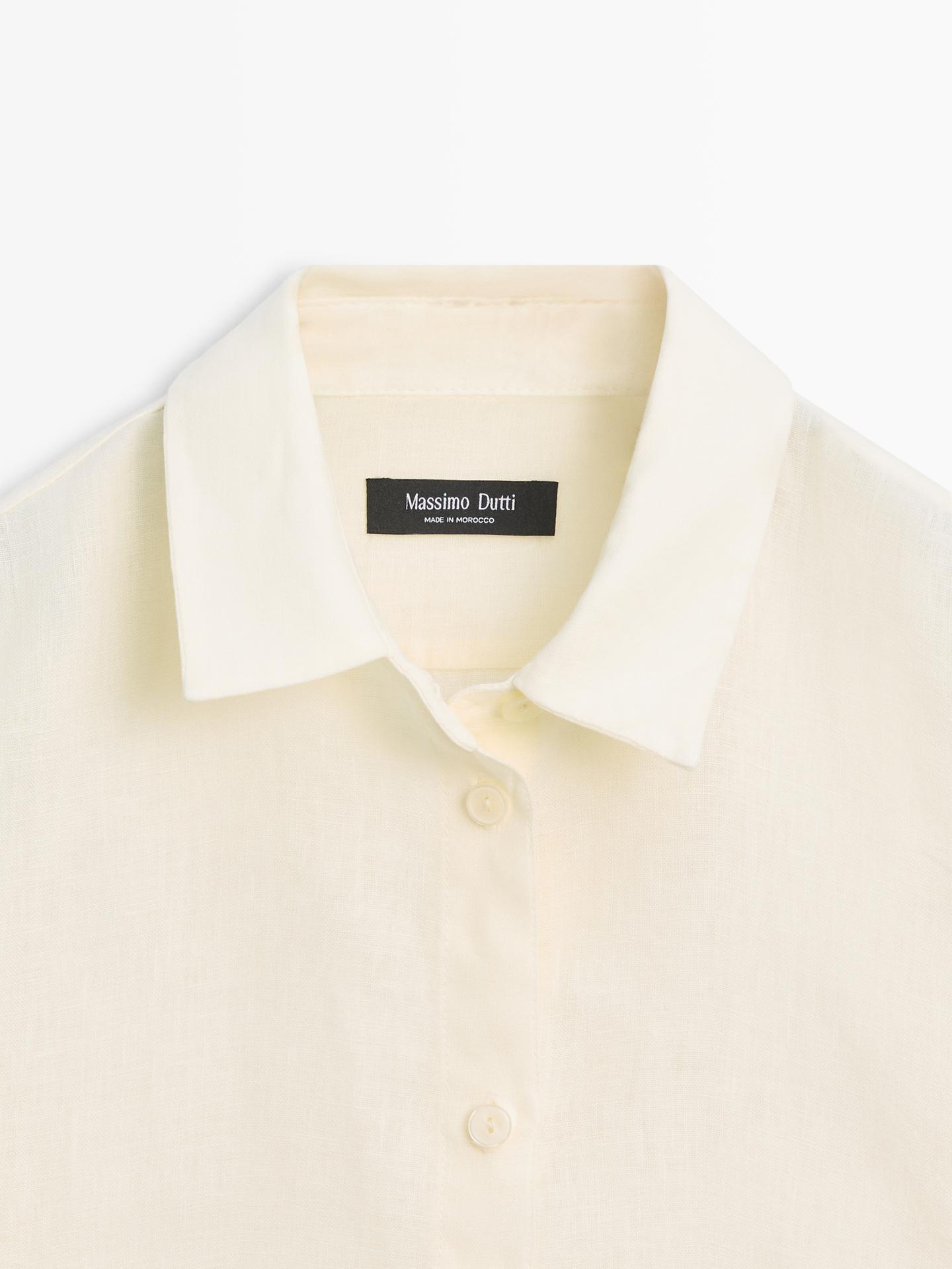 CHEMISE FLUIDE 100 % LIN