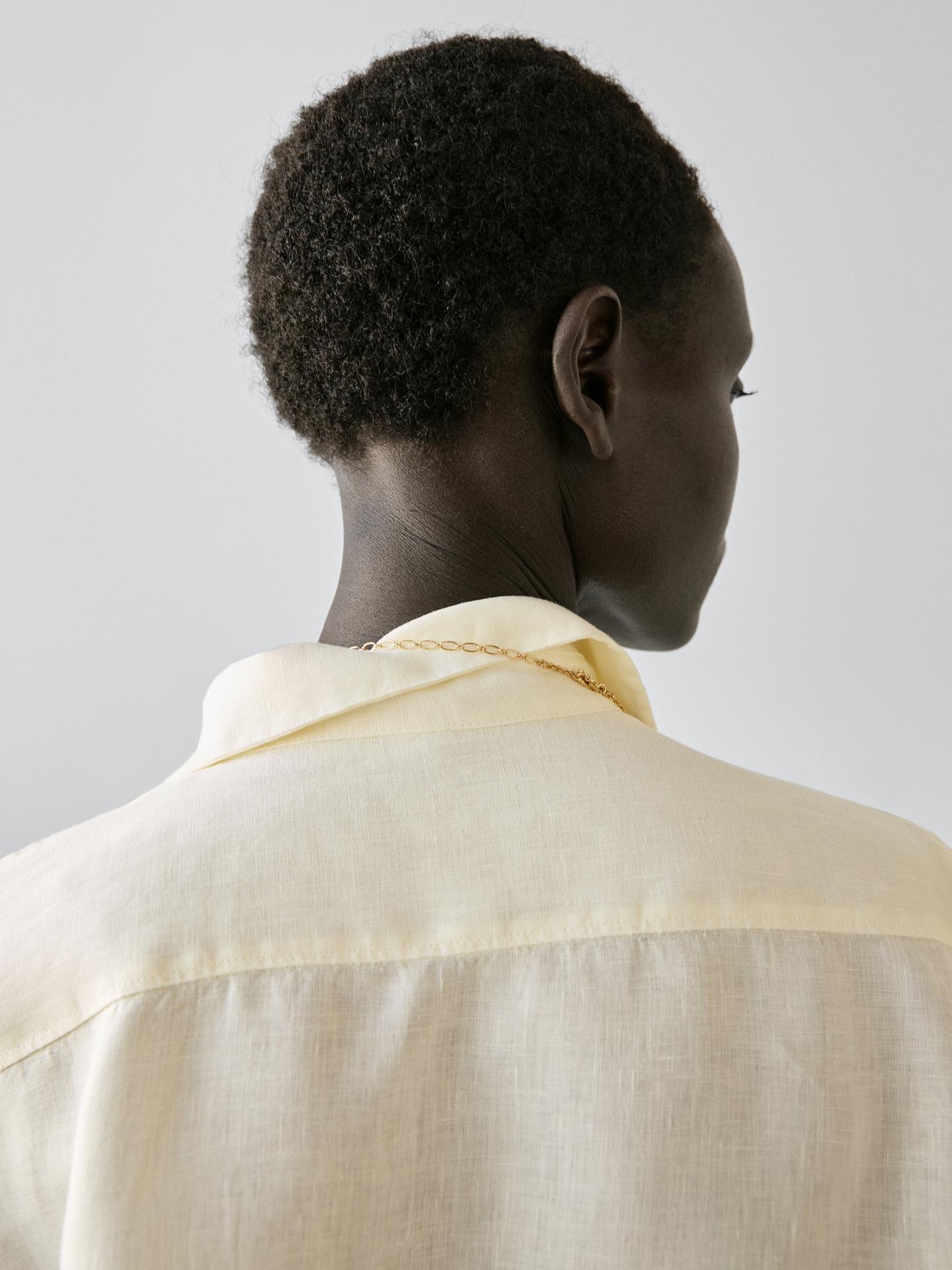 CHEMISE FLUIDE 100 % LIN