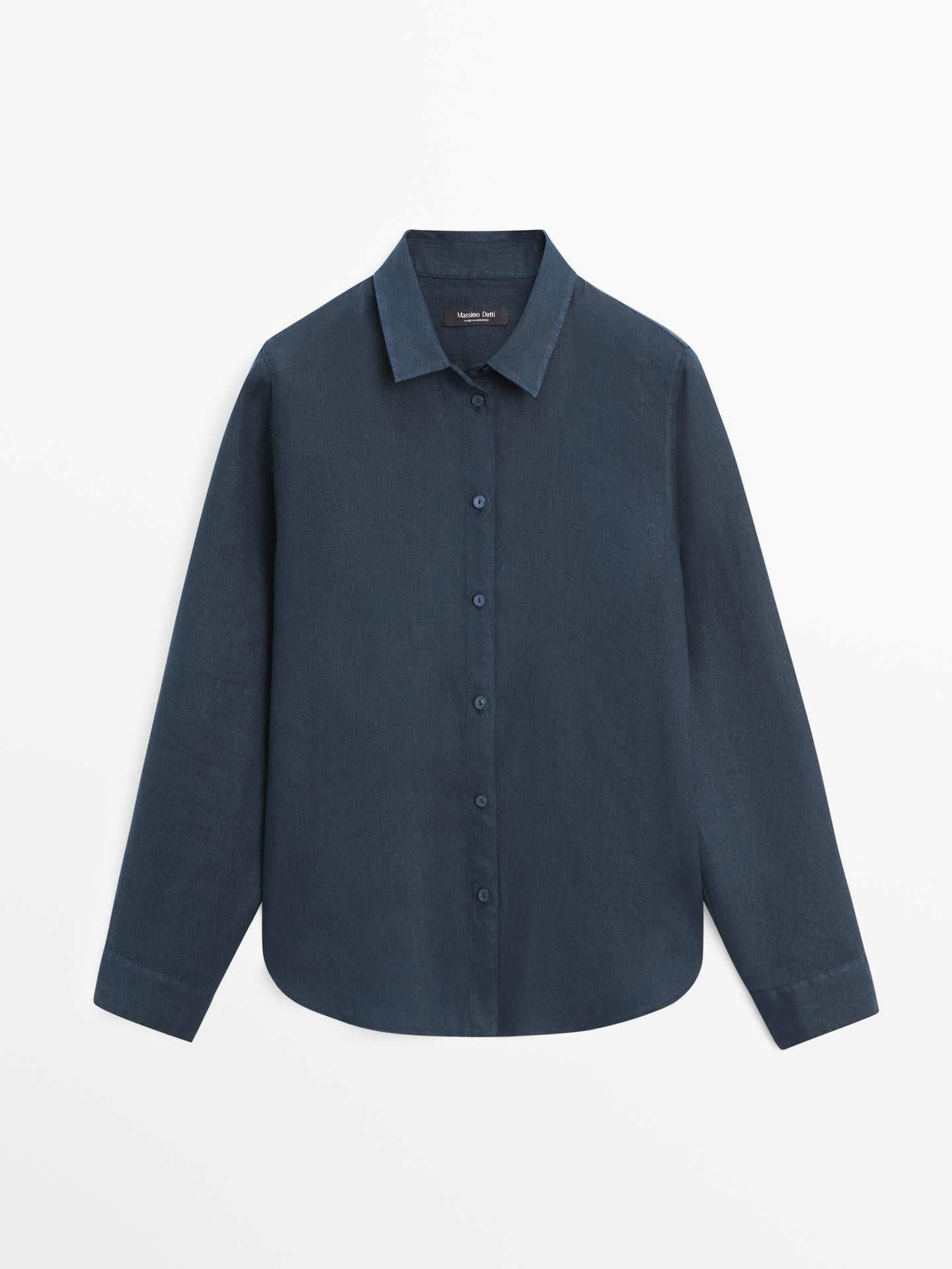 CHEMISE FLUIDE 100 % LIN