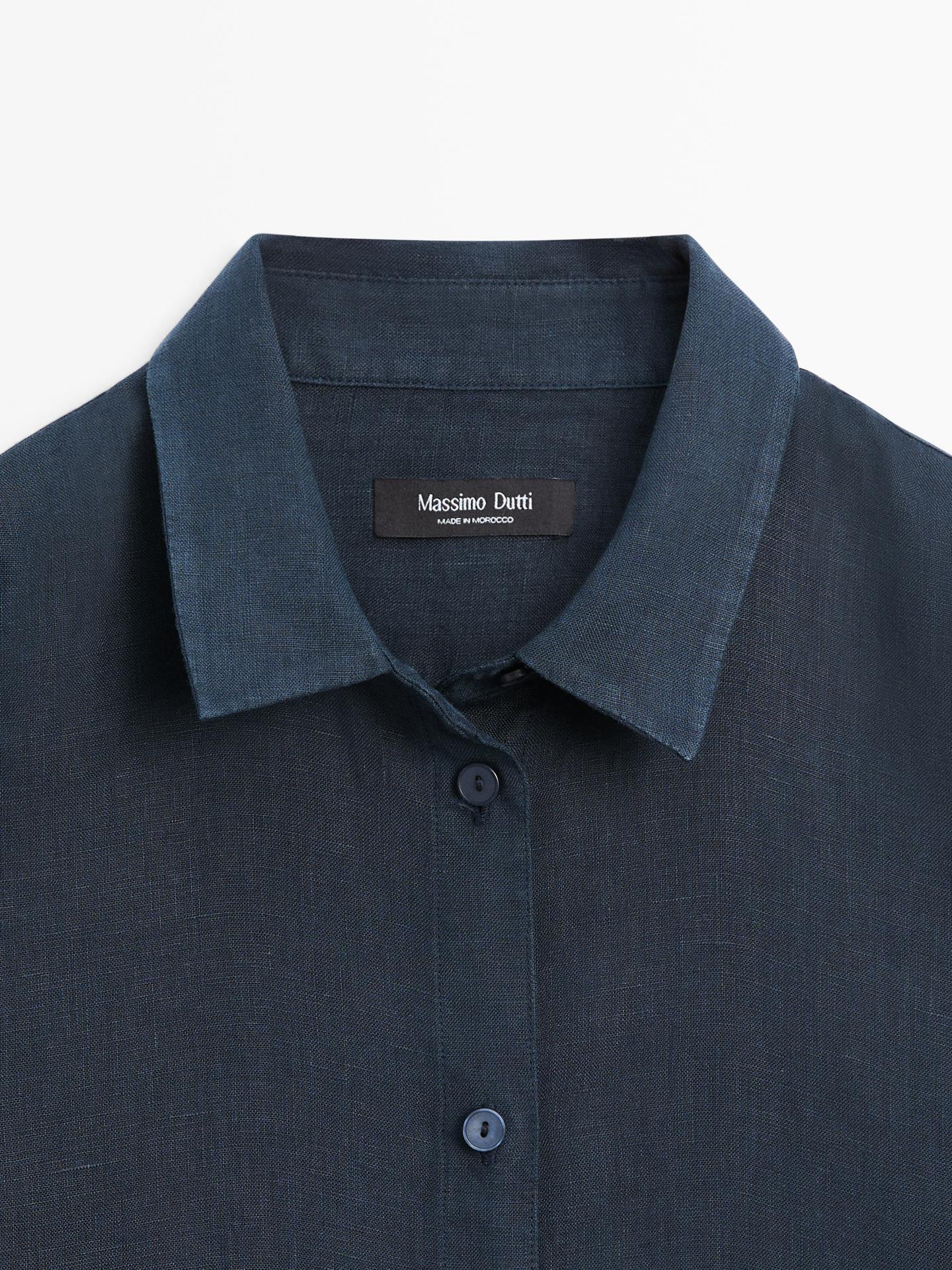 CHEMISE FLUIDE 100 % LIN