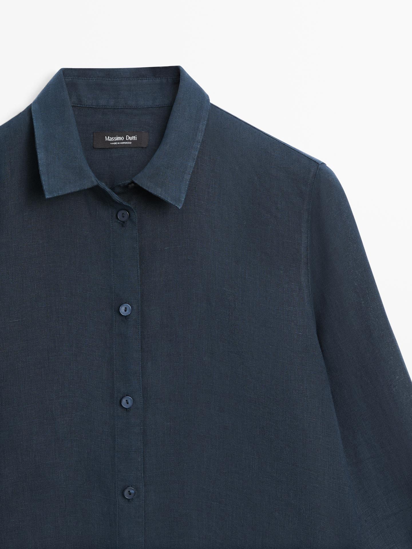 CHEMISE FLUIDE 100 % LIN