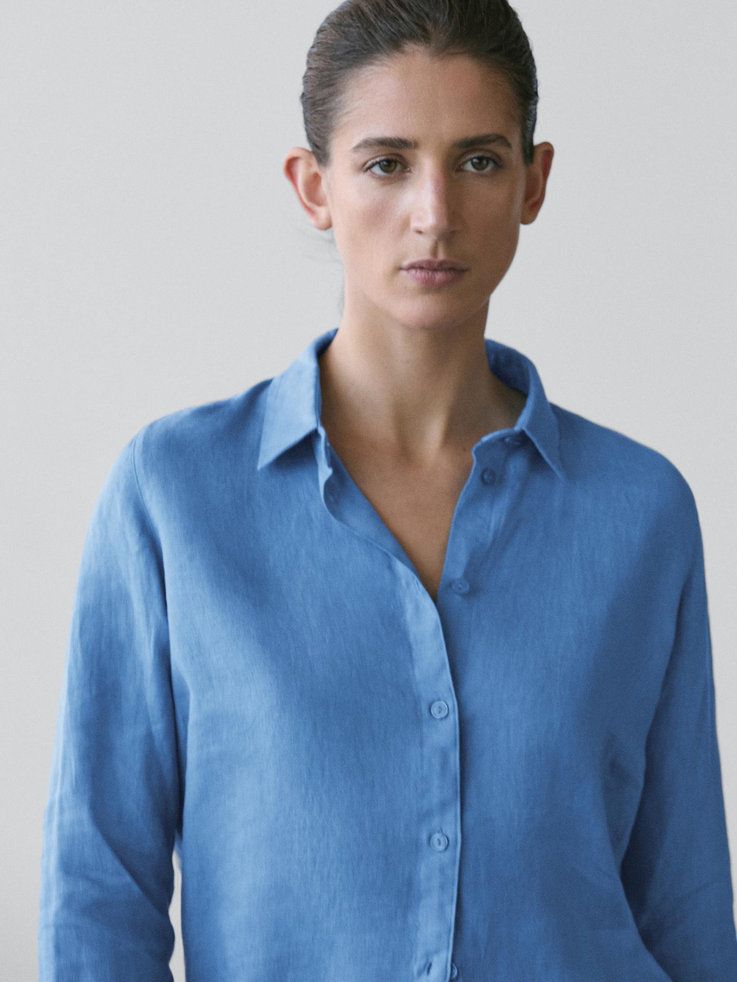 CHEMISIER FLUIDE EN LIN