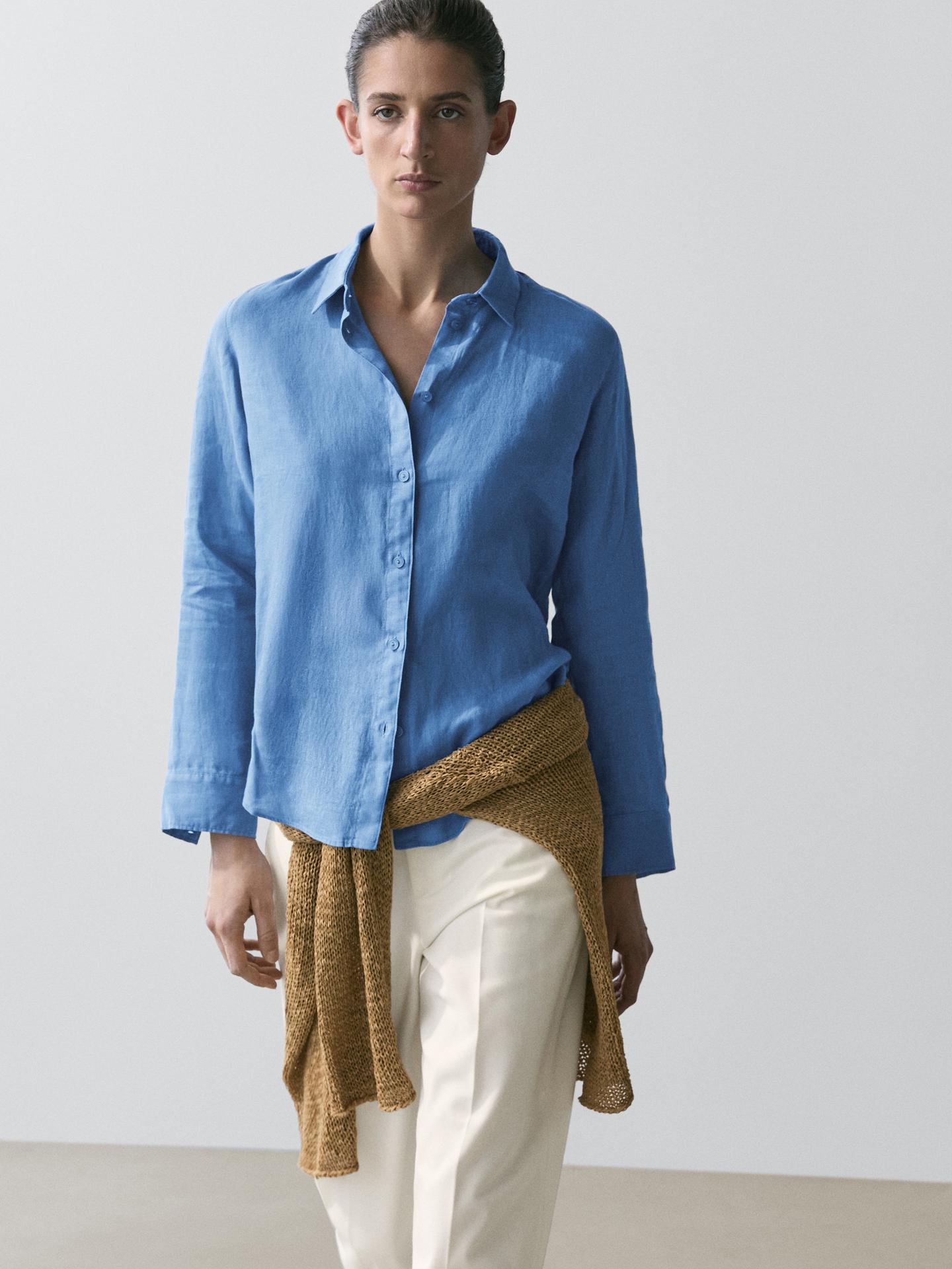 CHEMISIER FLUIDE EN LIN