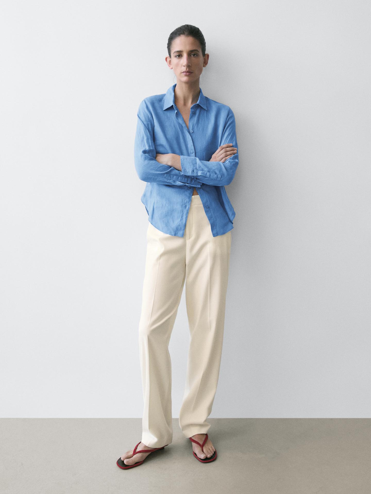 CHEMISIER FLUIDE EN LIN