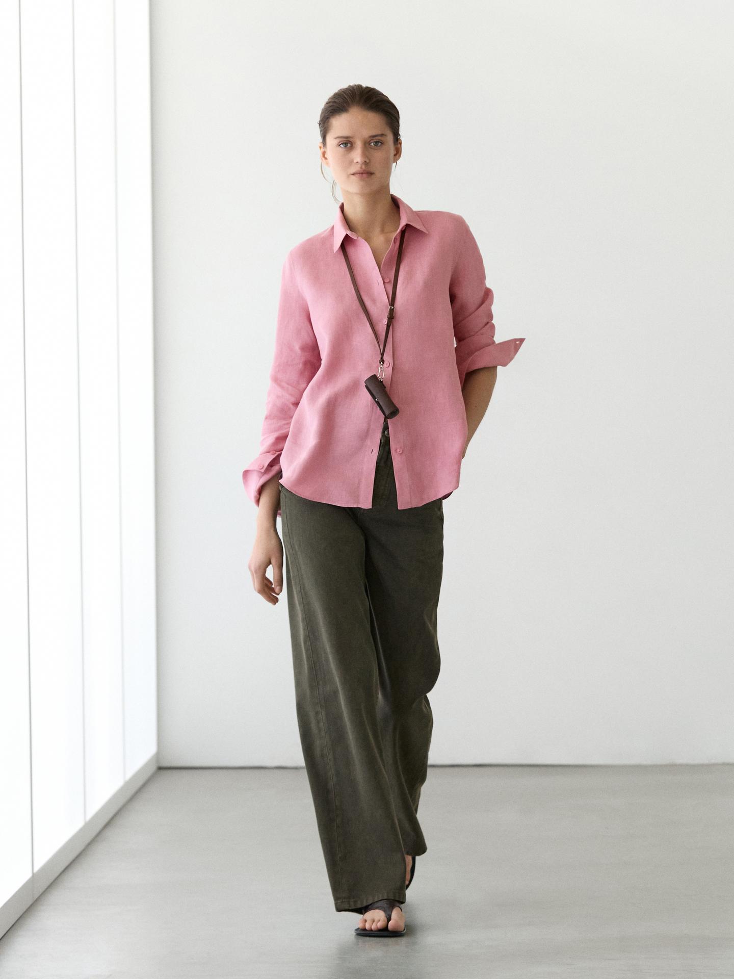 CHEMISE FLUIDE 100% LIN