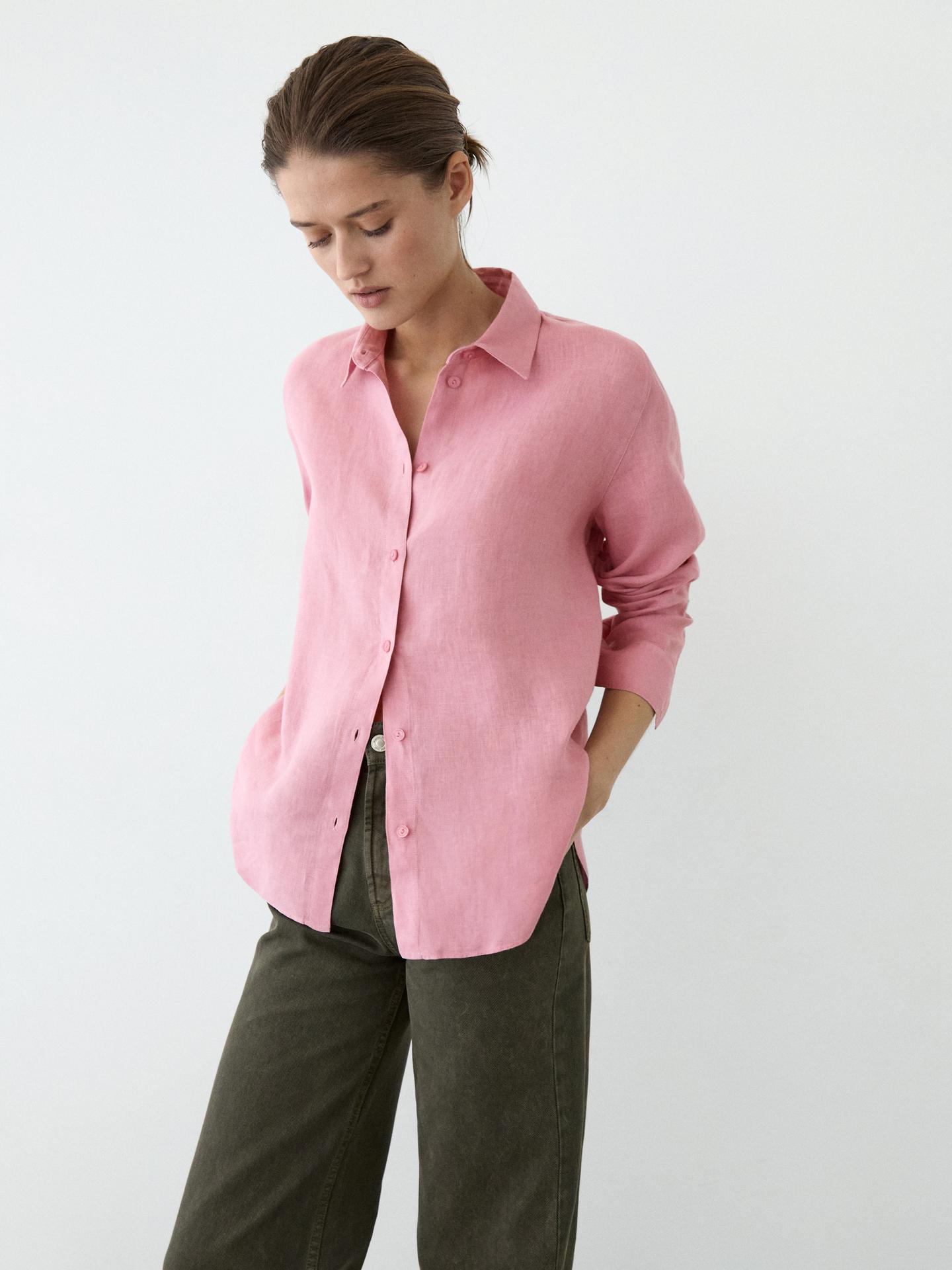CHEMISE FLUIDE 100% LIN